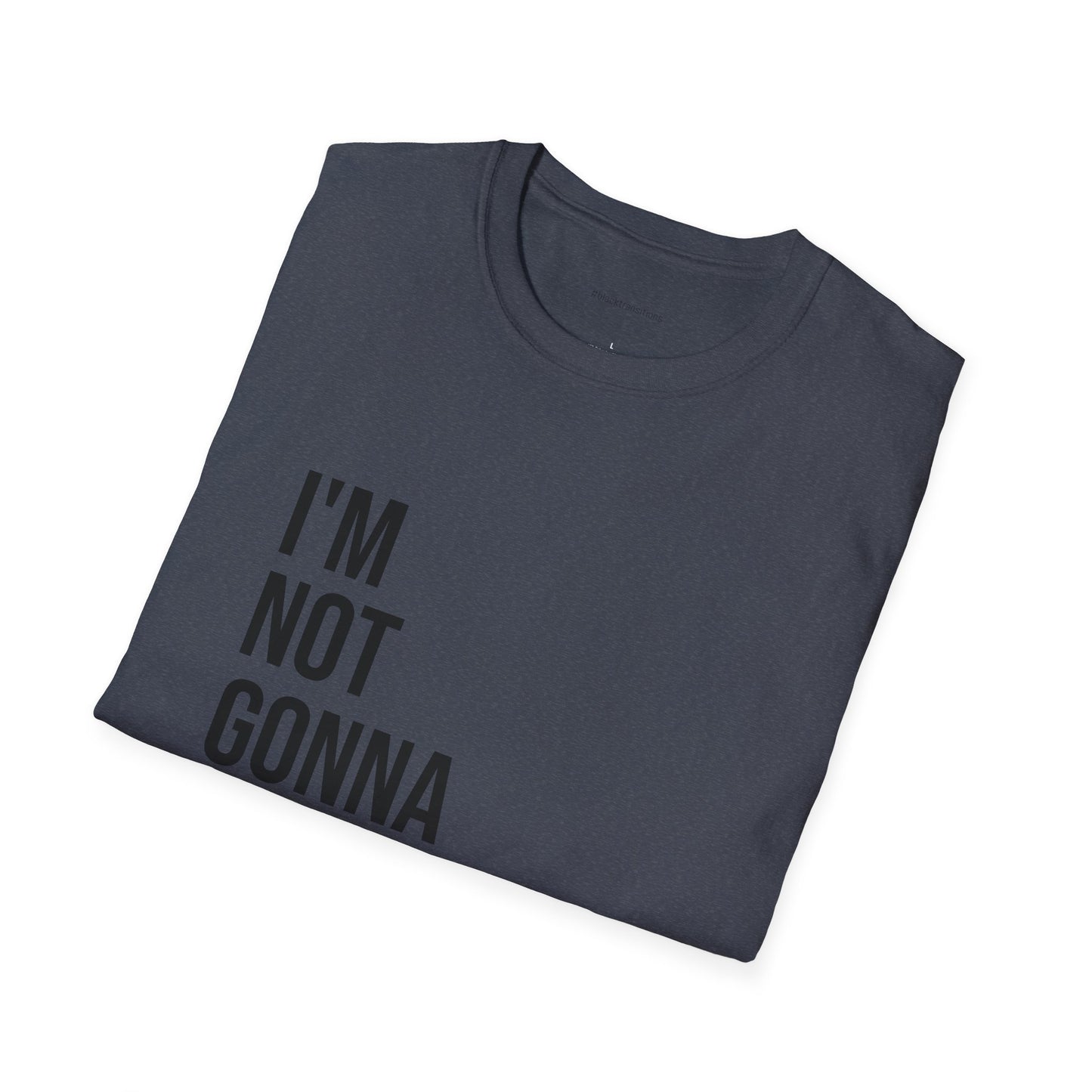 I’m Not Gonna Hold You Unisex T-Shirt | Funny Graphic Tee | Minimal Streetwear Cotton Shirt