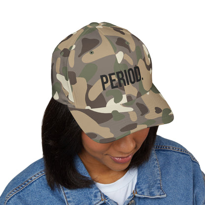 Period Embroidered Hat | Funny Dad Cap | Minimal Streetwear Baseball Cap