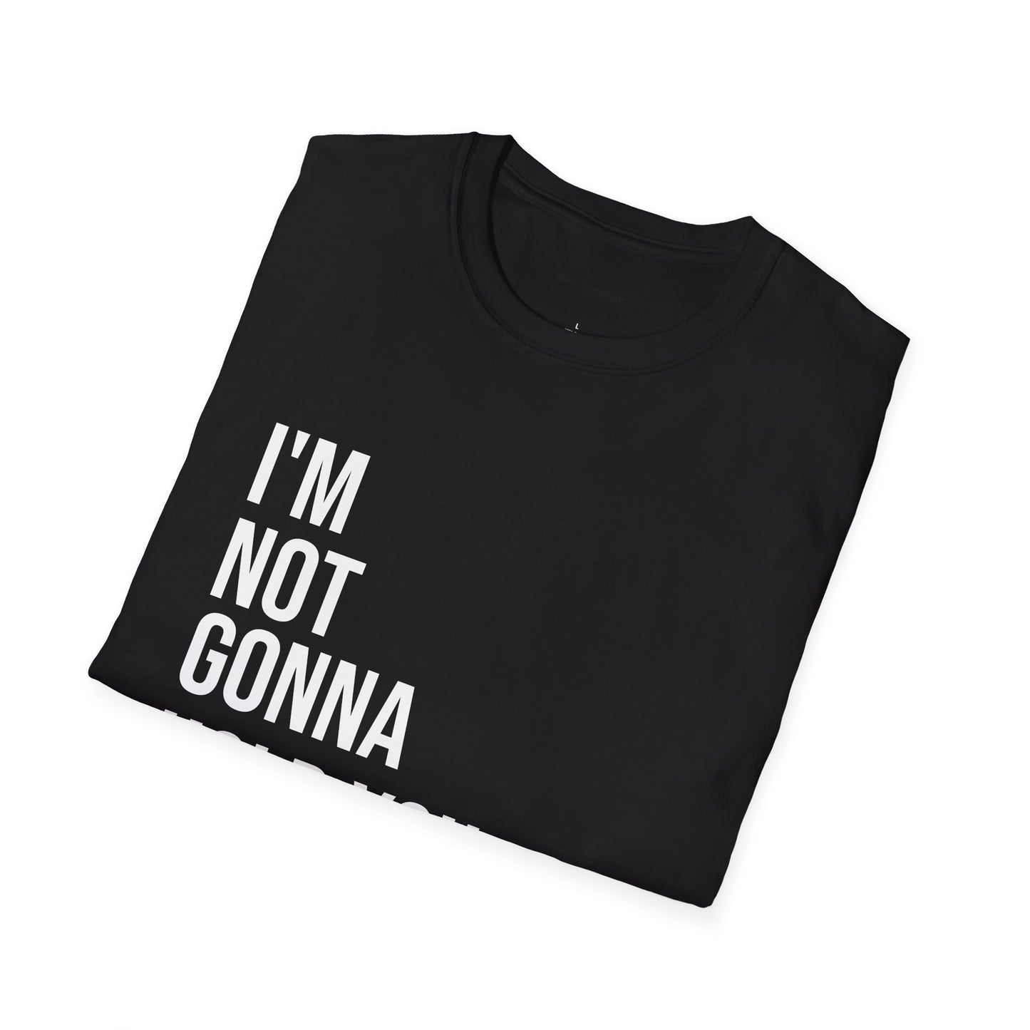 I’m Not Gonna Hold You Unisex T-Shirt | Funny Graphic Tee | Minimal Streetwear Cotton Shirt