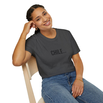 Chile Unisex T-Shirt | Funny Graphic Tee | Minimal Streetwear Cotton Shirt
