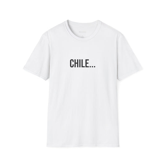 Chile Unisex T-Shirt | Funny Graphic Tee | Minimal Streetwear Cotton Shirt