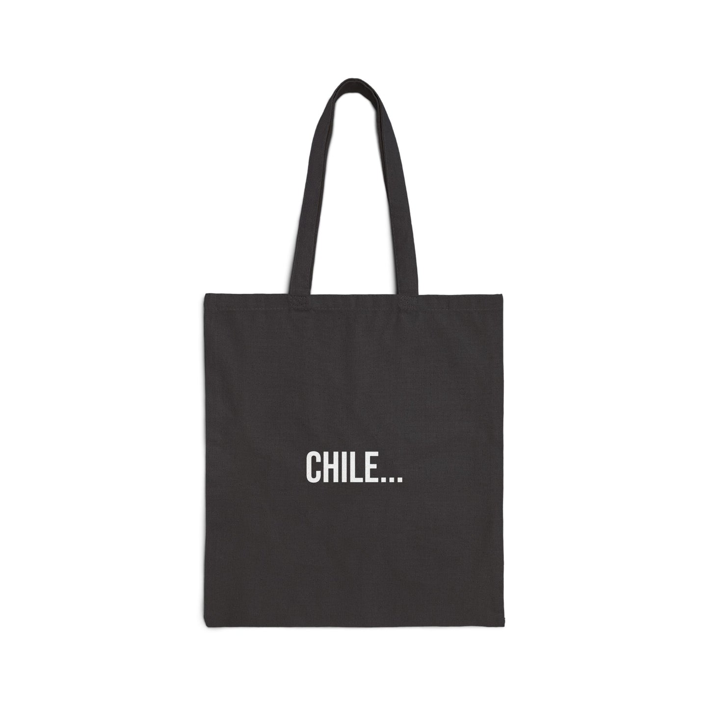 Chile Cotton Canvas Tote | Funny Reusable Bag | Minimal Streetwear Carryall