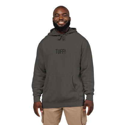 Tuff Embroidered Hoodie | Unisex Streetwear Sweatshirt | Minimalist Funny Pullover