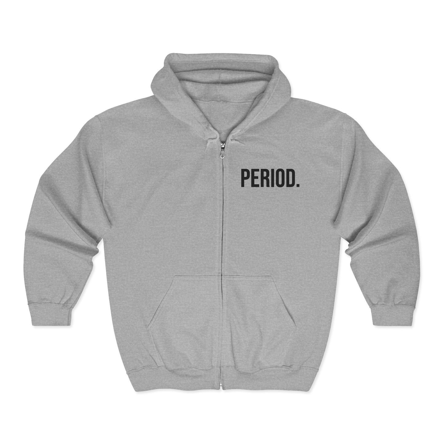 Period Zip-Up Hoodie
