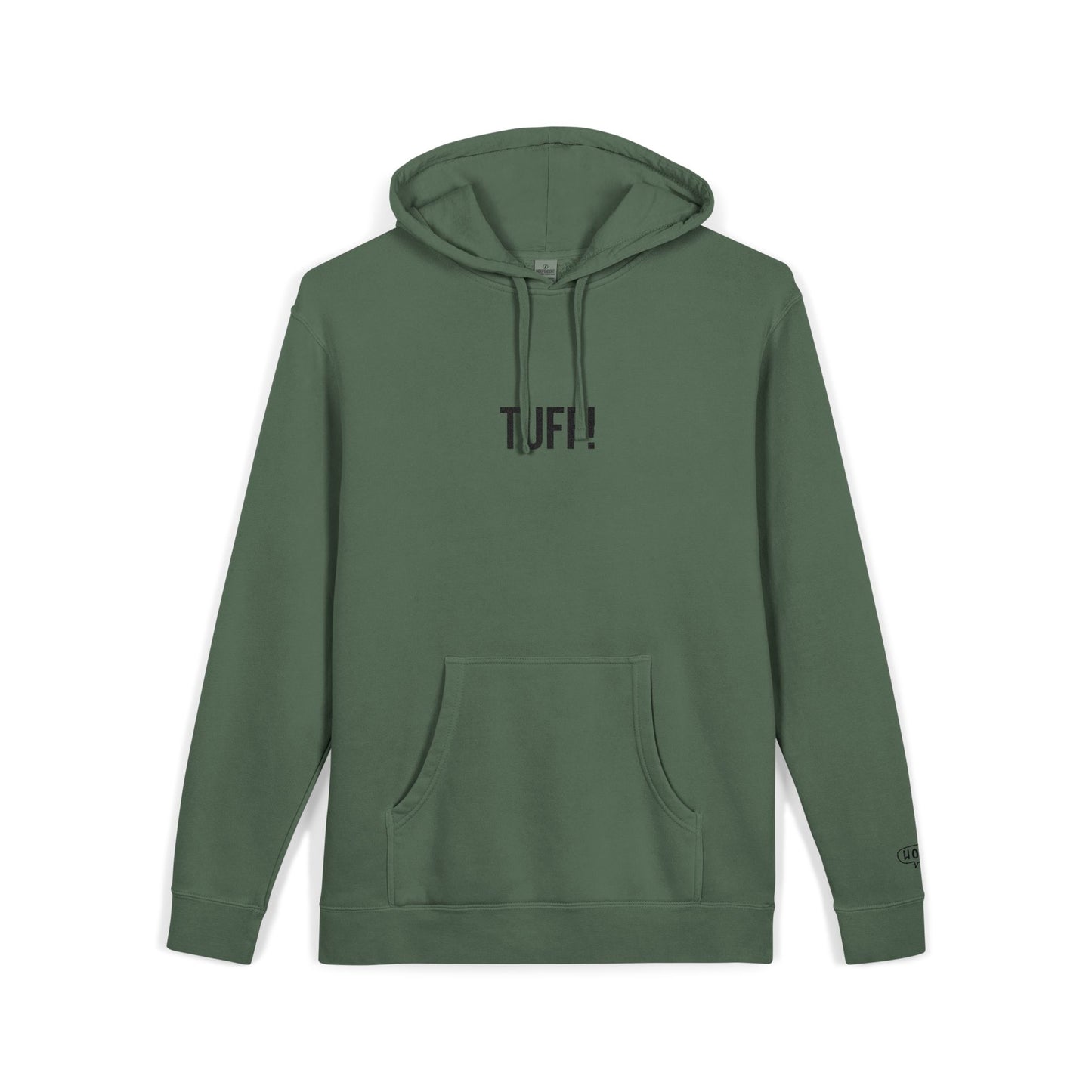 Tuff Embroidered Hoodie | Unisex Streetwear Sweatshirt | Minimalist Funny Pullover