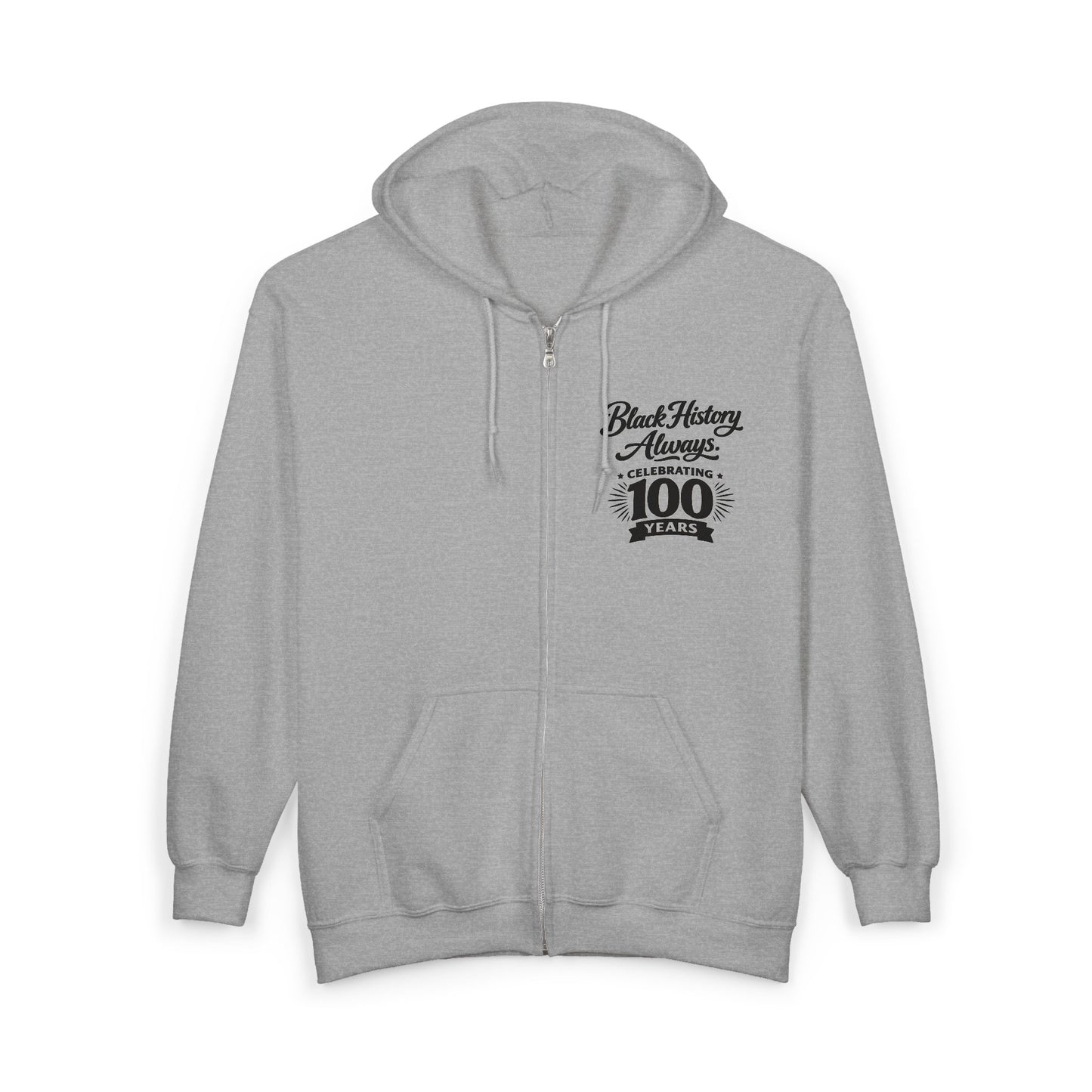 Black History Always | Zip-Up Hoodie