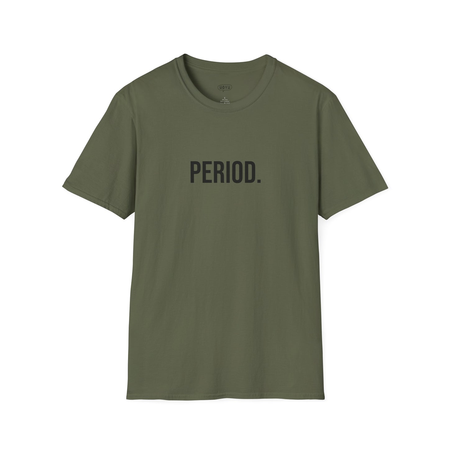 Period Unisex T-Shirt | Funny Graphic Tee | Minimal Streetwear Cotton Shirt
