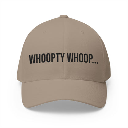 Whoopty Whoop Embroidered Cap | Structured Baseball Hat | Minimal Streetwear Dad Cap