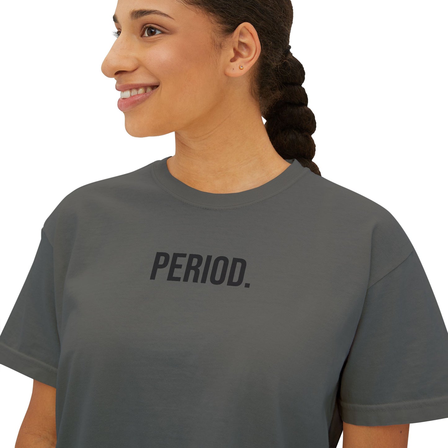 Period Women’s Boxy Tee | Funny Graphic T-Shirt | Trendy Streetwear Top