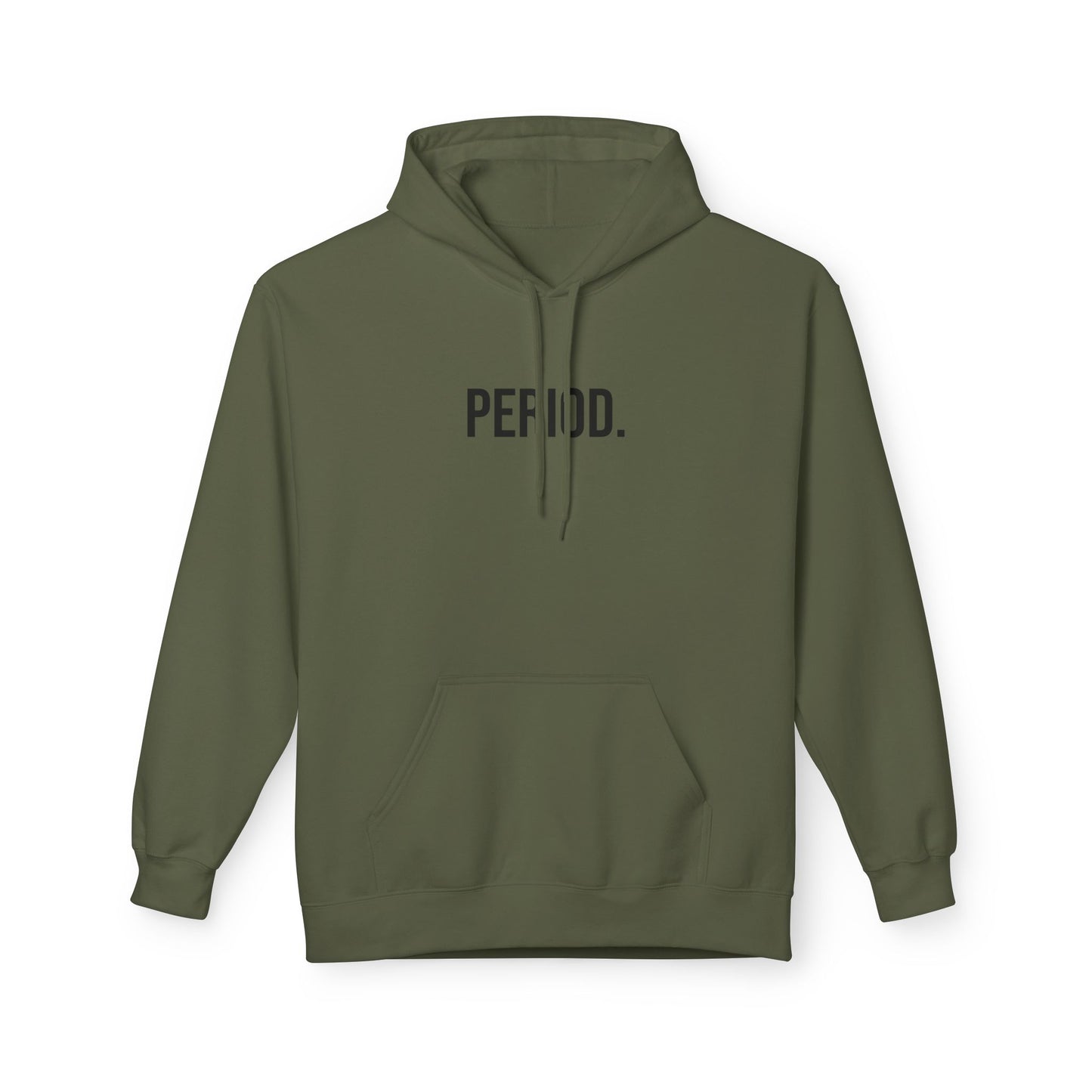 Period Unisex Hoodie | Funny Graphic Sweatshirt | Minimal Streetwear Pullover