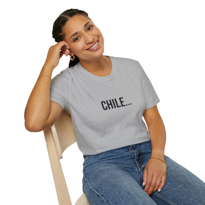 Chile Unisex T-Shirt | Funny Graphic Tee | Minimal Streetwear Cotton Shirt