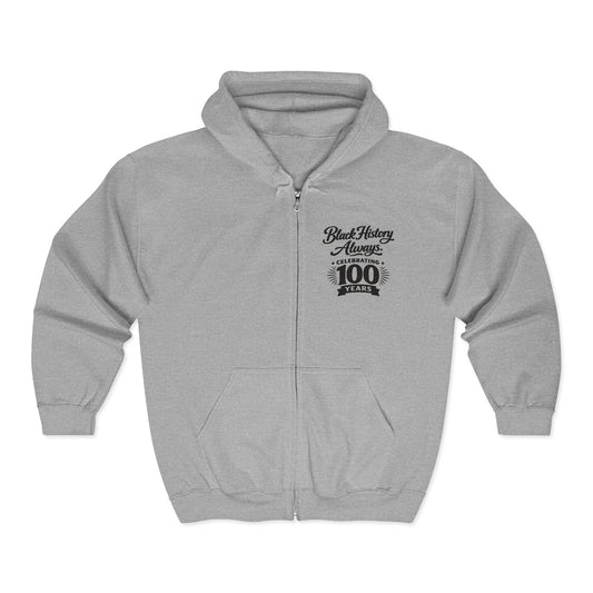 Black History Always | Zip-Up Hoodie
