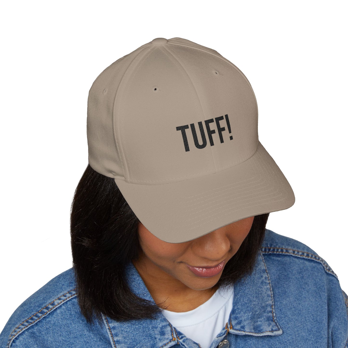 Tuff Embroidered Hat | Funny Dad Cap | Minimal Streetwear Baseball Cap