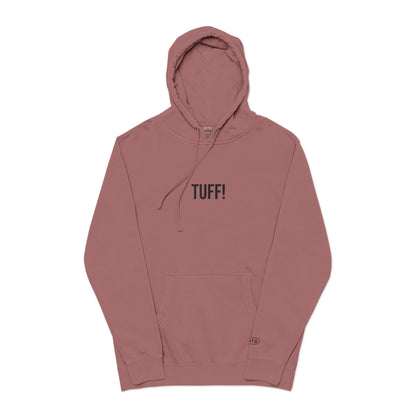 Tuff Embroidered Hoodie | Unisex Streetwear Sweatshirt | Minimalist Funny Pullover