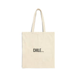 Chile Funny Canvas Tote Bag - Reusable