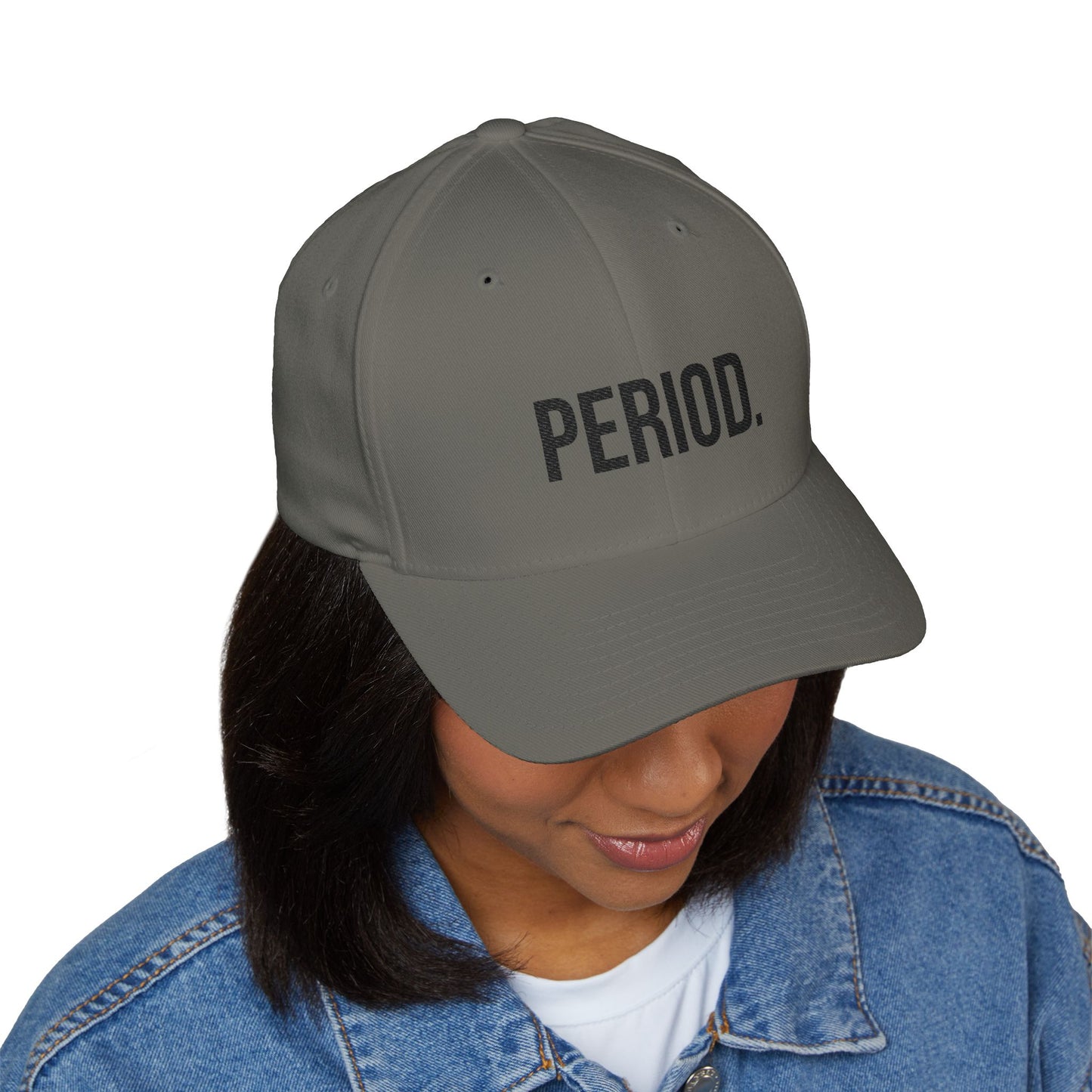 Period Embroidered Hat | Funny Dad Cap | Minimal Streetwear Baseball Cap