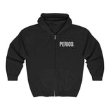 Period Graphic Zip-Up Hoodie - Unisex