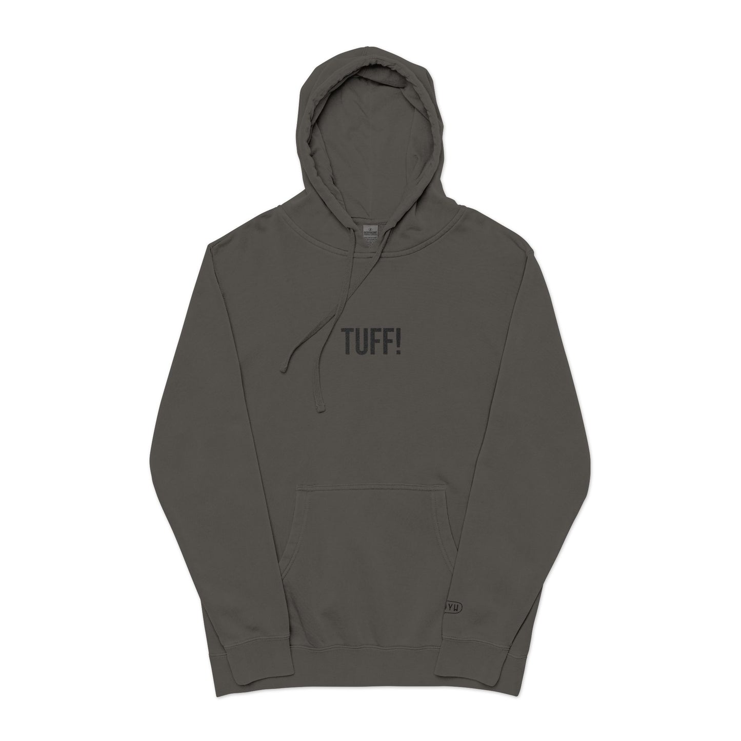 Tuff Embroidered Hoodie | Unisex Streetwear Sweatshirt | Minimalist Funny Pullover