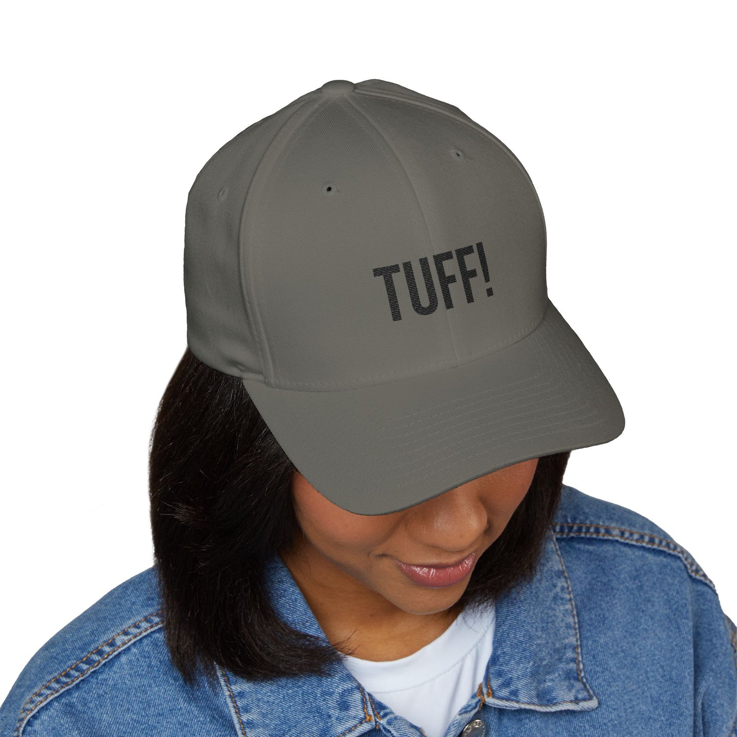 Tuff Embroidered Hat | Funny Dad Cap | Minimal Streetwear Baseball Cap