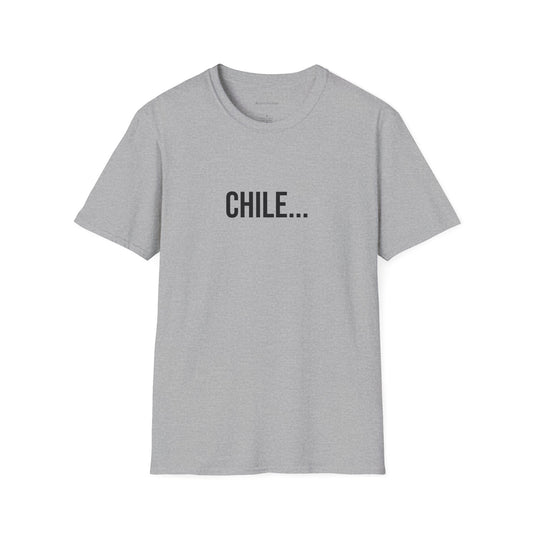 Chile Unisex T-Shirt | Funny Graphic Tee | Minimal Streetwear Cotton Shirt