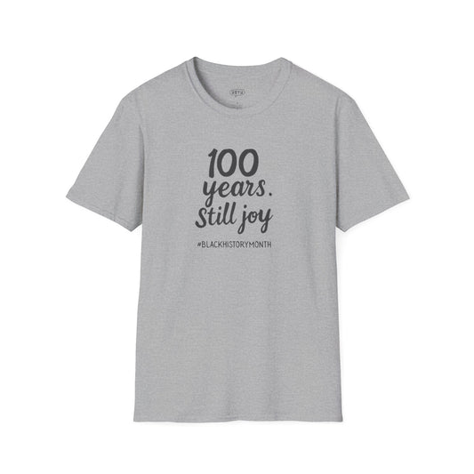 100 Years. Still Joy | Minimal Streetwear Cotton Shirt