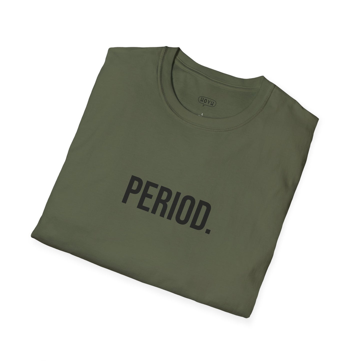 Period Unisex T-Shirt | Funny Graphic Tee | Minimal Streetwear Cotton Shirt
