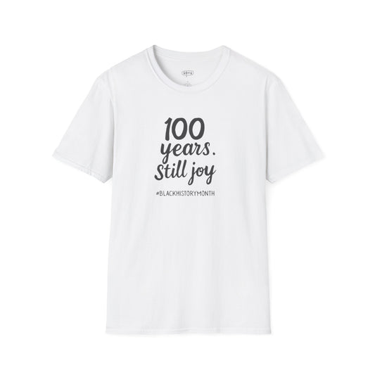 100 Years. Still Joy | Minimal Streetwear Cotton Shirt