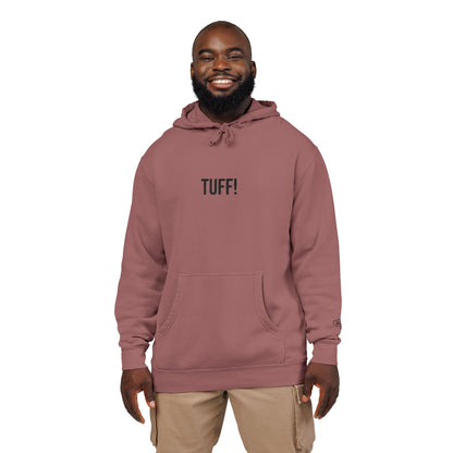 Tuff Embroidered Hoodie | Unisex Streetwear Sweatshirt | Minimalist Funny Pullover