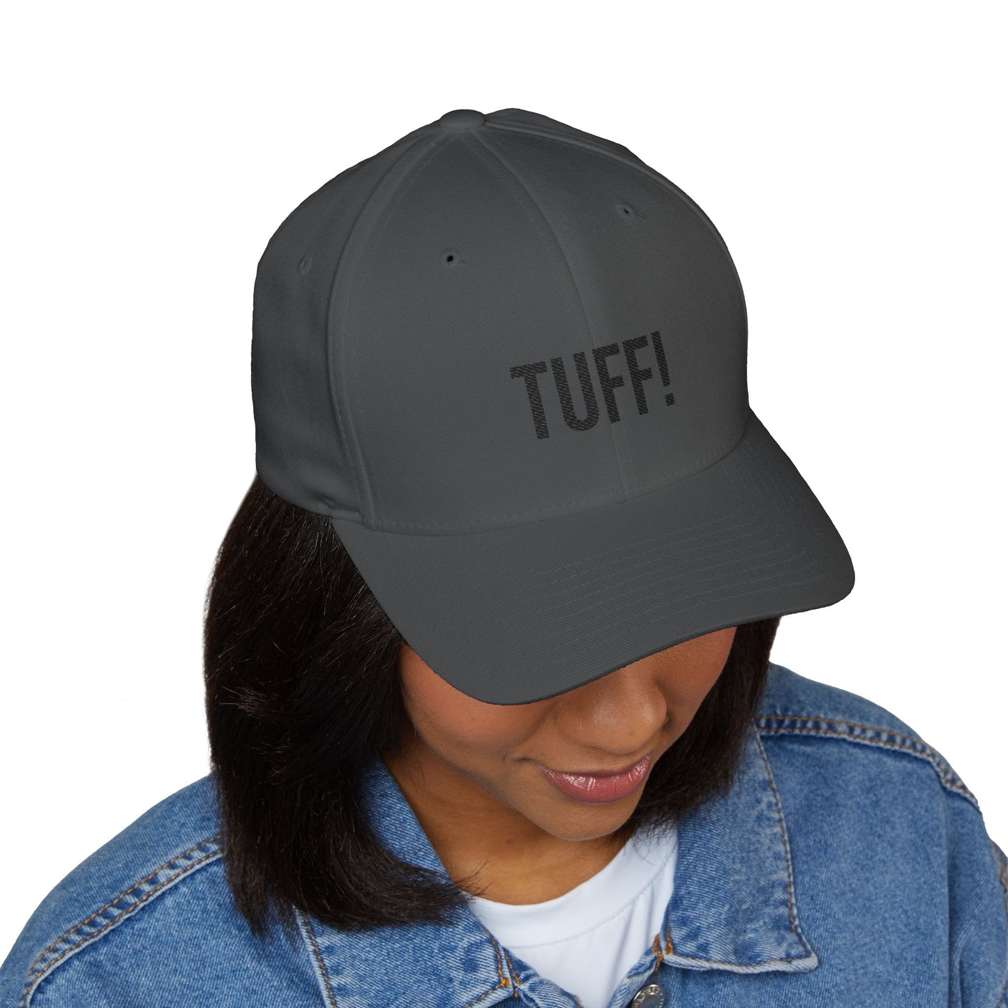 Tuff Embroidered Hat | Funny Dad Cap | Minimal Streetwear Baseball Cap