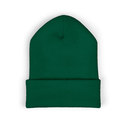 Period Embroidered Beanie | Funny Knit Hat | Minimal Streetwear Winter Accessory