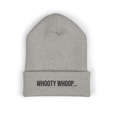 Whoopty Whoop Embroidered Beanie - Cuffed Knit Hat