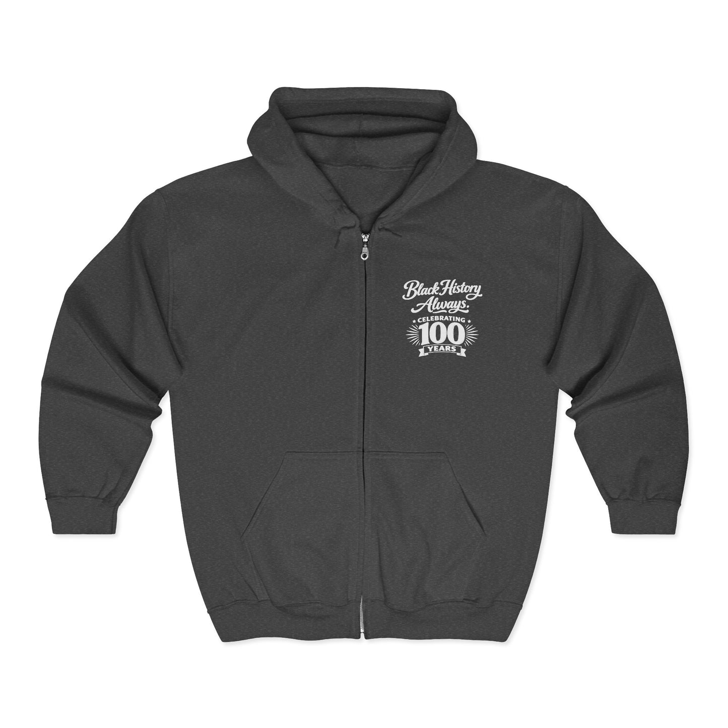 Black History Always | Zip-Up Hoodie