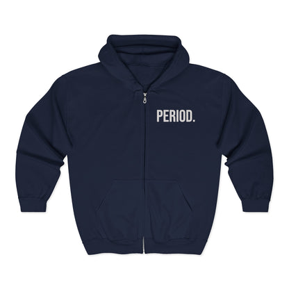 Period Zip-Up Hoodie