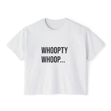 Whoopty Whoop Boxy Graphic T-Shirt - Women's